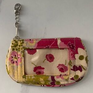 Vera Bradley Floral Coin Purse with ID Window